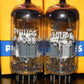 PCC88 Philips 7DJ8 Platinum Matched Pair Dual Stage Getter 60s EI