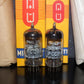 PCC88 Philips 7DJ8 Platinum Matched Pair Dual Stage Getter Gray Shield 1963