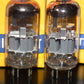 PCC88 Philips 7DJ8 Platinum Matched Pair Dual Stage Getter Gray Shield 1963