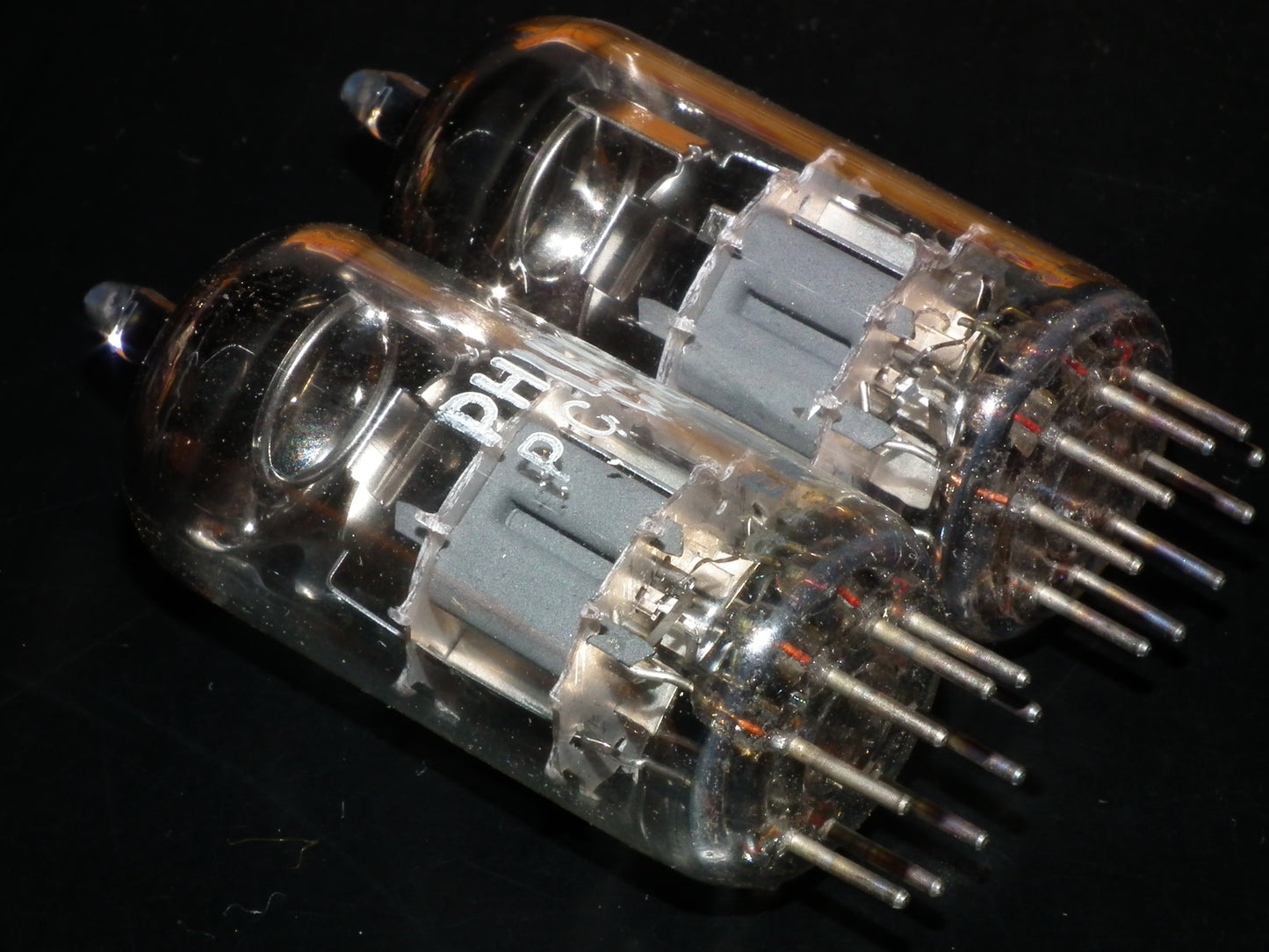 PCC88 Philips 7DJ8 Platinum Matched Pair NOS NIB RARE Made in 60s ECC88 Sub EI