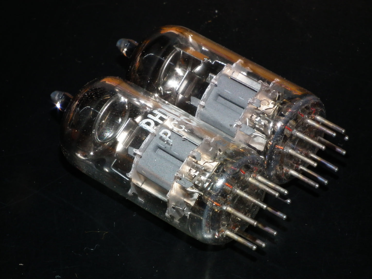 PCC88 Philips 7DJ8 Platinum Matched Pair NOS NIB RARE Made in 60s ECC88 Sub EI