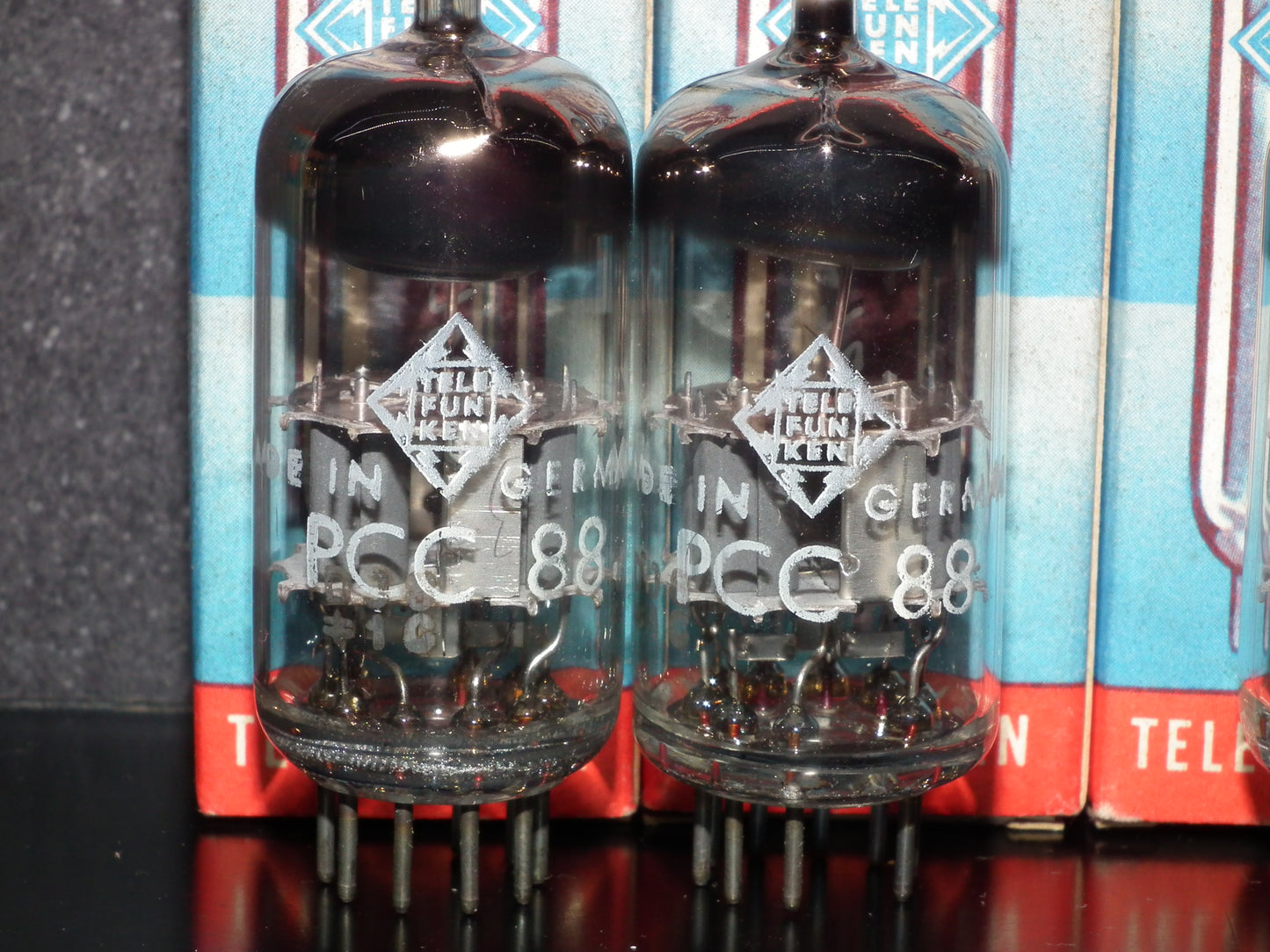 Platinum Matched Pair PCC88 Telefunken 7DJ8 Siemens Munich