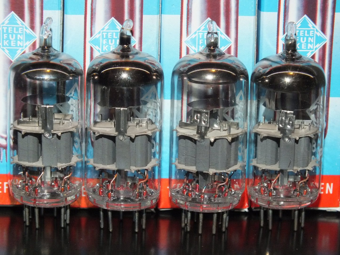 PCC88 Telefunken 7DJ8 NOS NIB Platinum Matched quad ECC88 6DJ8 E88CC sub