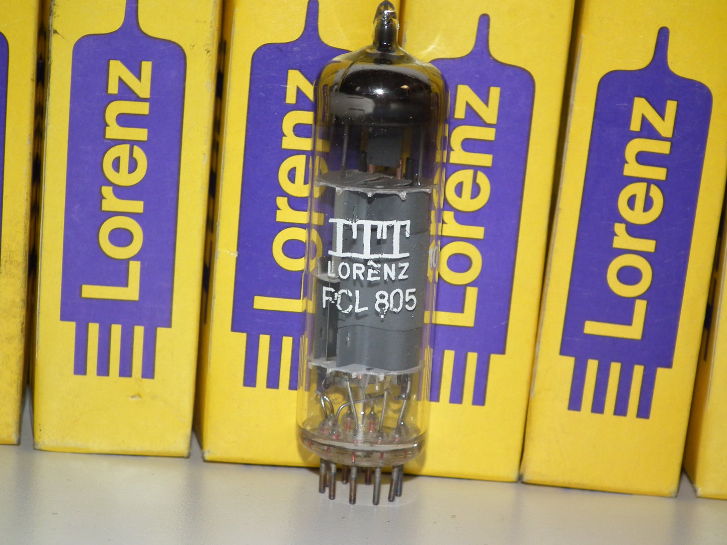 Platinum Matched Pair (2 tubes) PCL805 ITT Lorenz West Germany