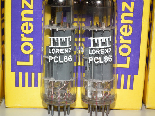 PCL86 14GW8 ITT Lorenz NOS NIB Matched Pair (2 tubes)