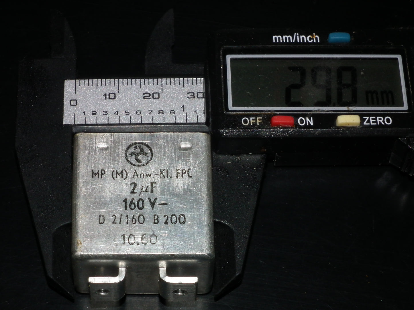 Hydra AEG Berlin PIO capacitors 2uF 160V Audio coupling two pcs (2)