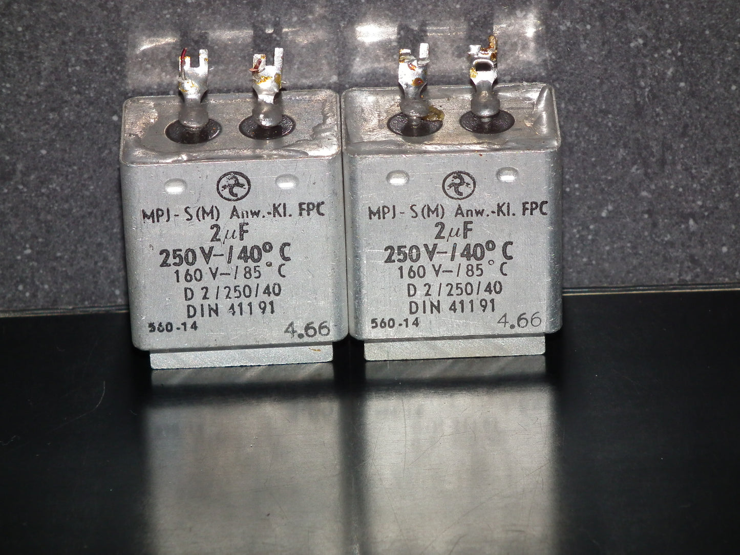 Hydra AEG Berlin PIO capacitors 2uF 250V Audio coupling two pcs (2)