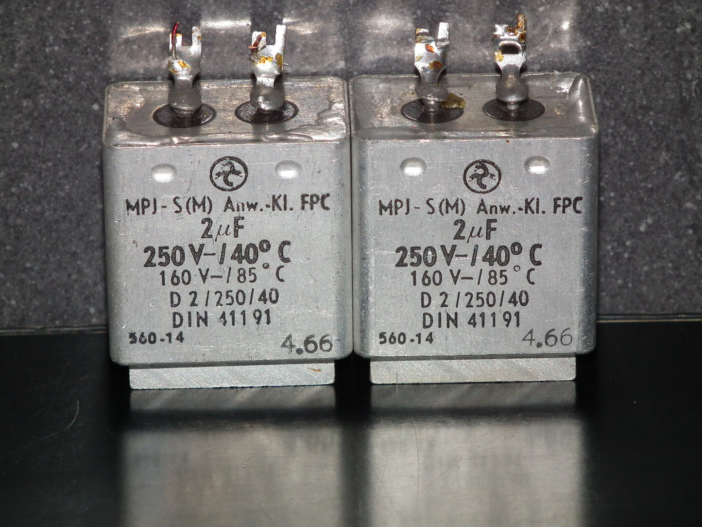 Hydra AEG Berlin PIO capacitors 2uF 250V Audio coupling two pcs (2)