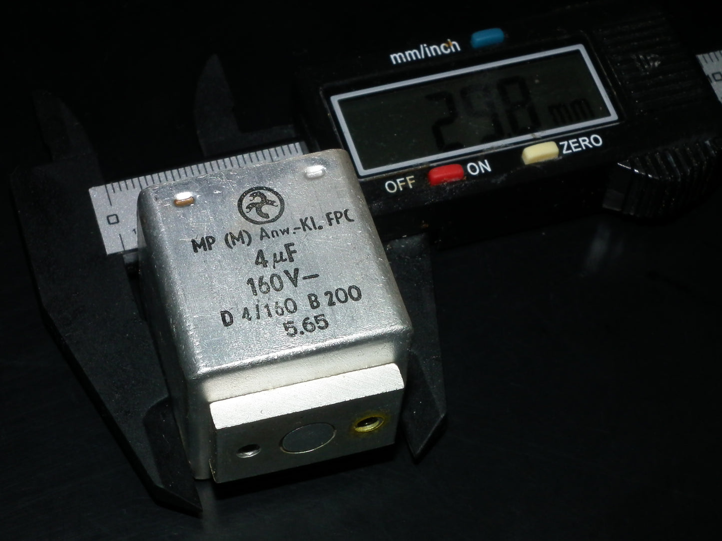 Hydra AEG Berlin PIO capacitors 4uF 160V Audio coupling two pcs (2) 60s