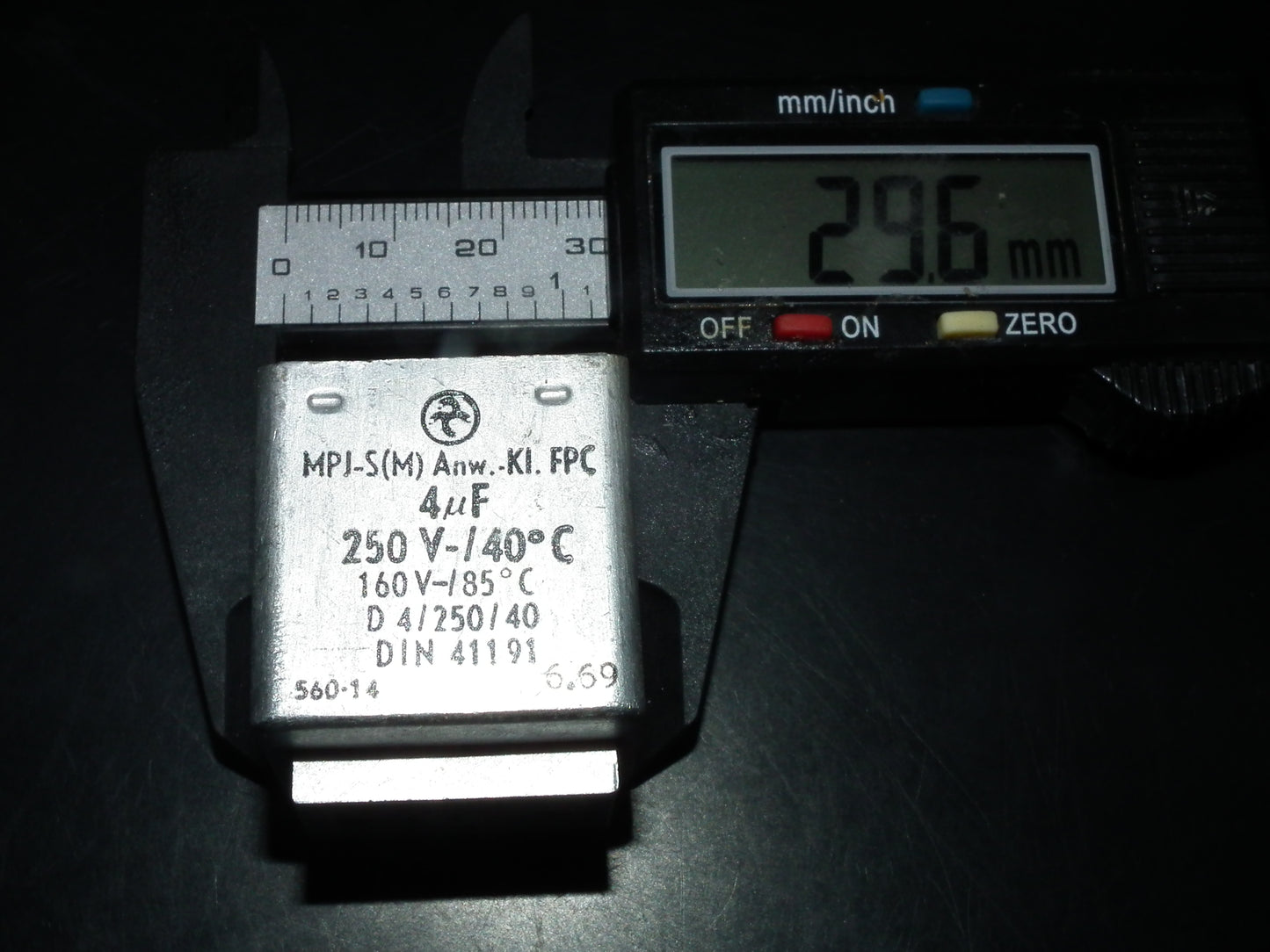 Hydra AEG Berlin PIO capacitors 4uF 250V Audio coupling two pcs (2)