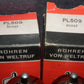 PL509 RSD 40KG6 PLATINUM Matched Pair (2 tubes) NOS NIB