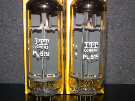 PL519 ITT Lorenz 40KG6 PLATINUM Matched PAIR Mullard Blackburn EAR Tested