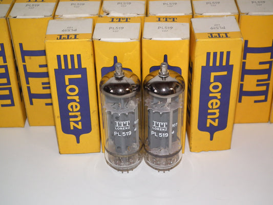 PL519 ITT Lorenz 40KG6 PLATINUM Matched PAIR Heerlen 1976
