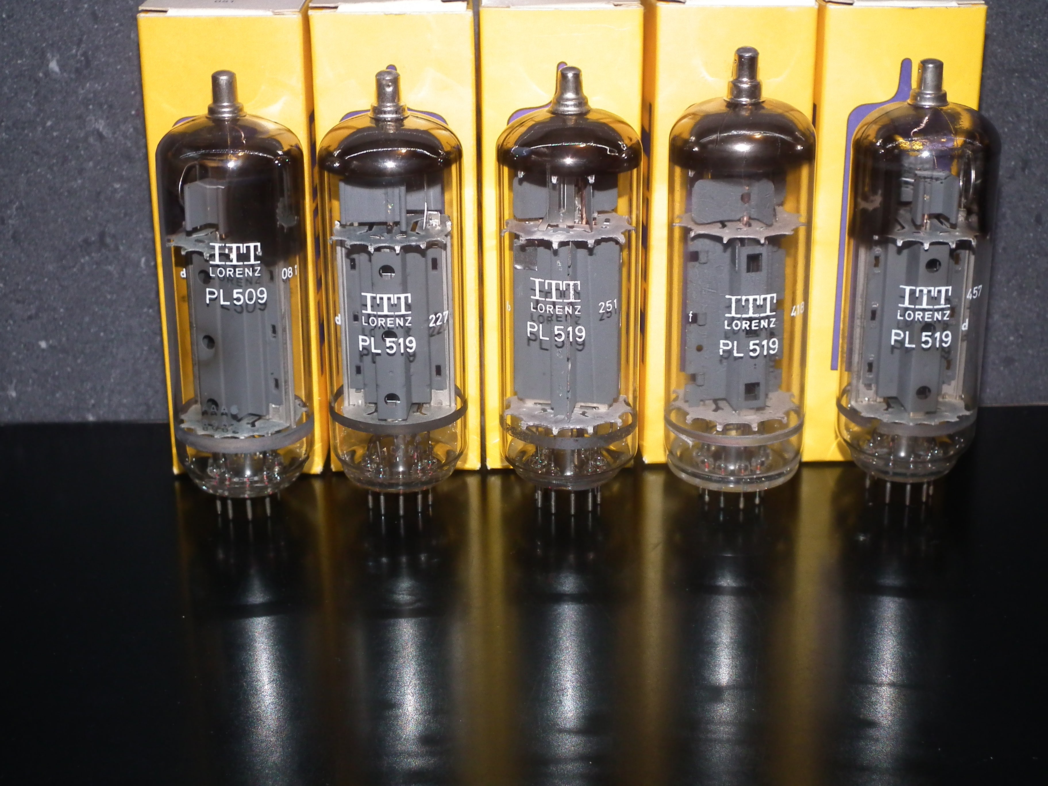 PL519 Siemens West Germany 40KG6 PLATINUM Matched PAIR EAR859