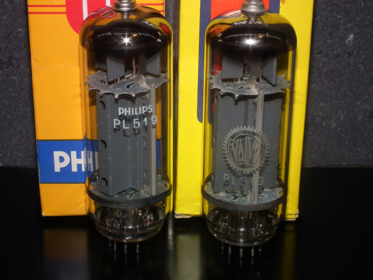 PL519 Philips Heerlen 40KG6 PLATINUM Matched PAIR EAR859 EAR861 Tested 200mA