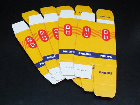 Philips Tube Boxes for Octal Audio tubes GZ34 6SN7GT ECC33 5AR4 (25 pcs)