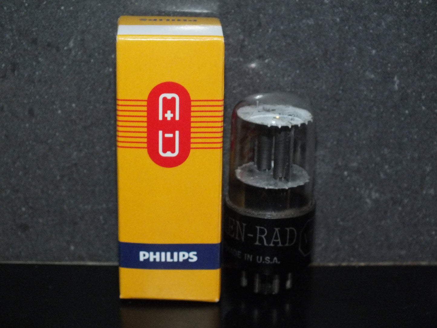 Philips Tube Boxes for Octal Audio tubes GZ34 6SN7GT ECC33 5AR4 (8 pcs)