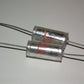 Two vintage NOS Polystyrene Capacitors 8200pFd / 630V Hi End Caps