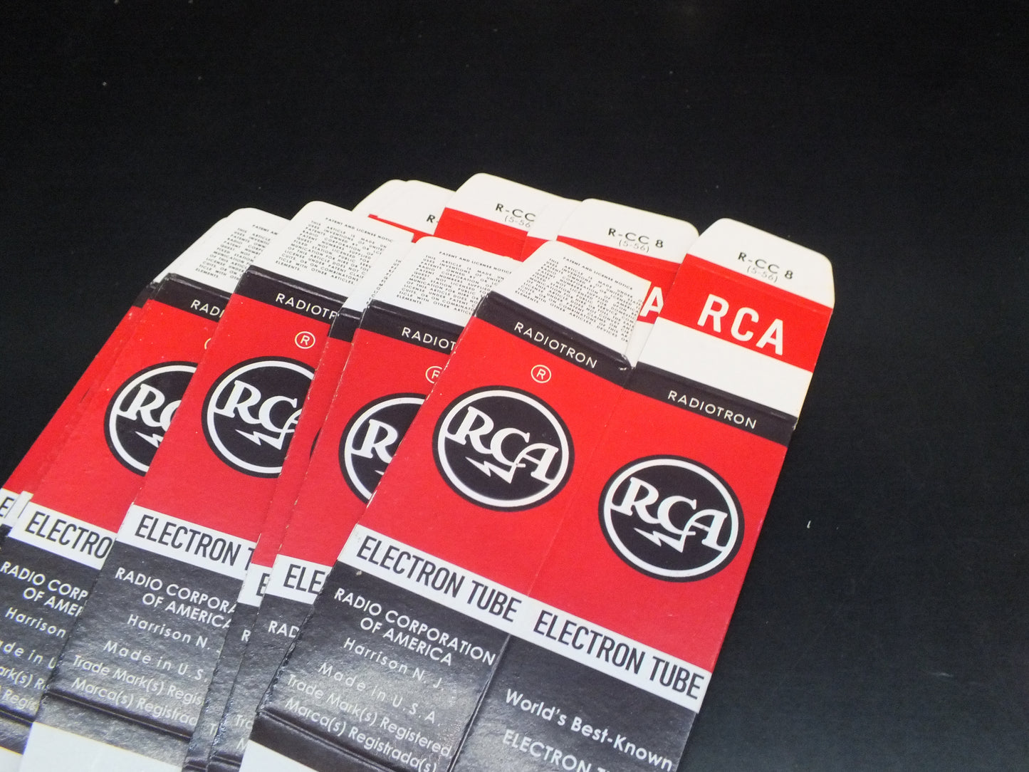 RCA Tube Boxes for Octal Audio tubes GZ34 6SN7GT ECC33 5AR4 (25 pcs)