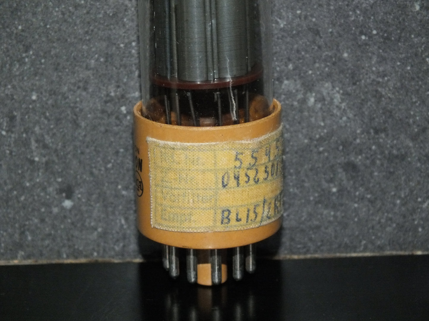 RCA Photomultiplier Tube RARE Handwritten Label