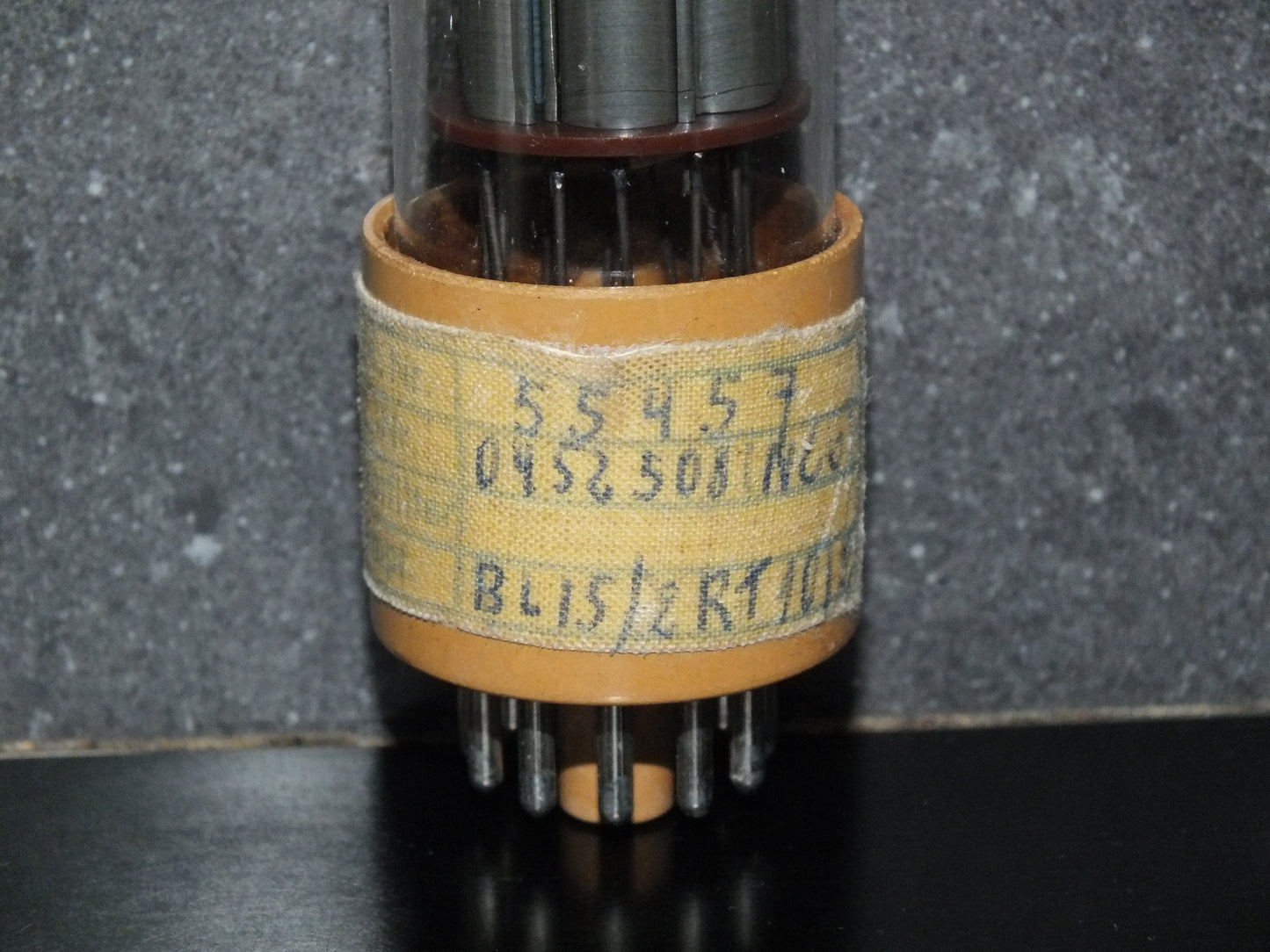 RCA Photomultiplier Tube RARE Handwritten Label