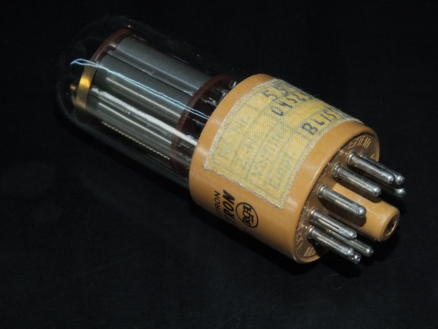 RCA Photomultiplier Tube RARE Handwritten Label