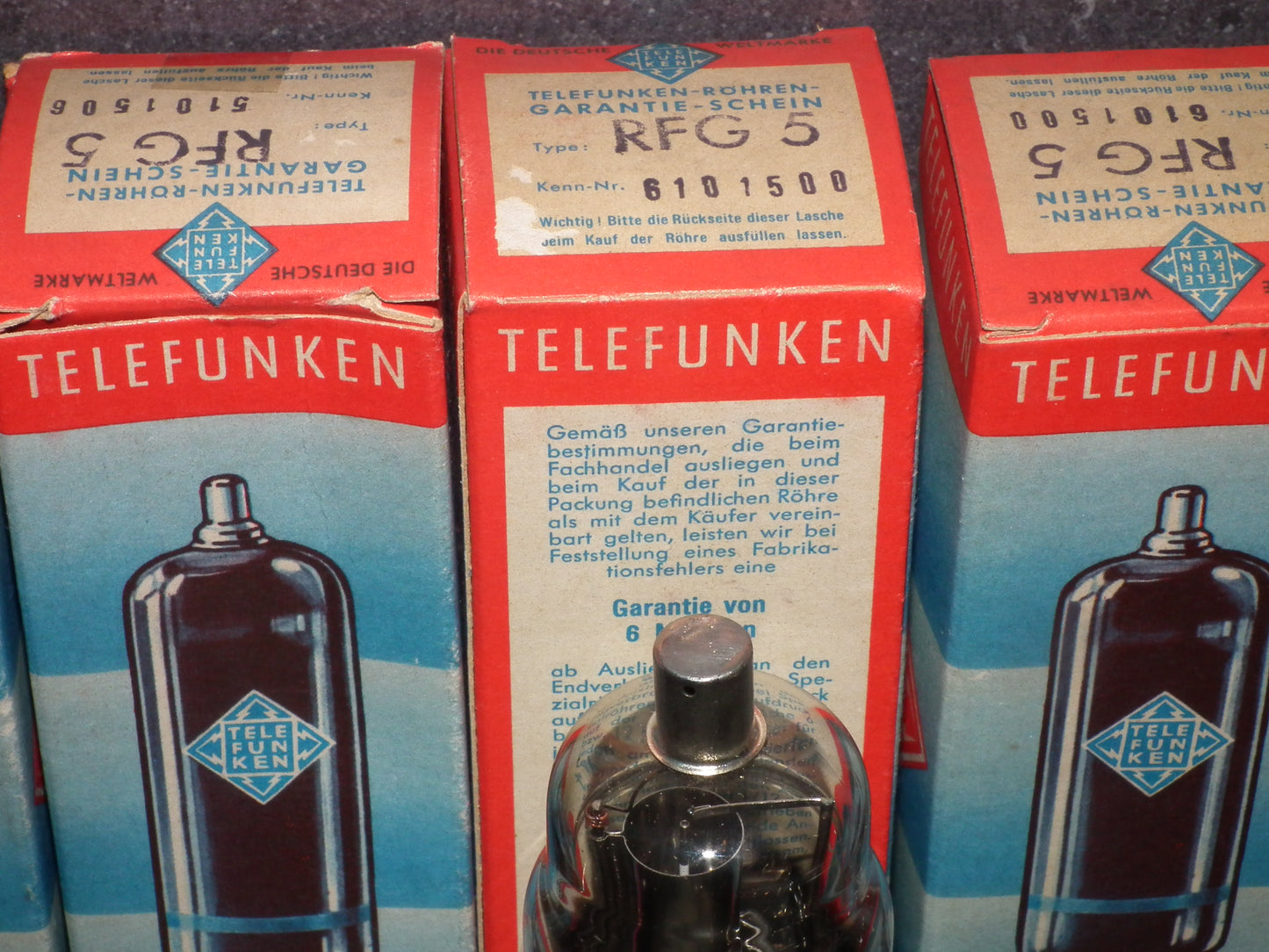 Telefunken RFG5 tube NOS NIB