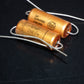 Two NOS MP capacitors 0.1 uF 250V Rifa Sweden PIO