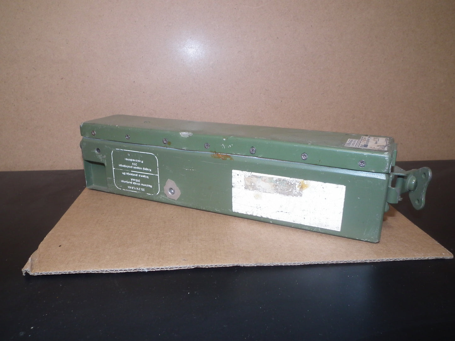ROCKWELL COLLINS PRC-515 RU-20 Empty Battery Case 612A-1 629-5703-002 Dents