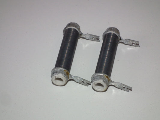 Two (2 pcs) Siemens Klangfilm NOS vintage resistors 100 Ohm 5W Tube Audio
