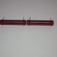 Two (2 pcs) Siemens Klangfilm NOS Red Glazed Resistors 100K Ohm 5W