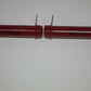 Two (2 pcs) Siemens Klangfilm NOS Red Glazed Resistors 100K Ohm 5W