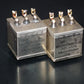 Siemens Klangfilm PIO capacitors 2x1uF/250V glass end seal two pcs (2)