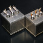 Two vintage Siemens PIO capacitors 2x1uF 300V Klangfilm - West Germany tube audio