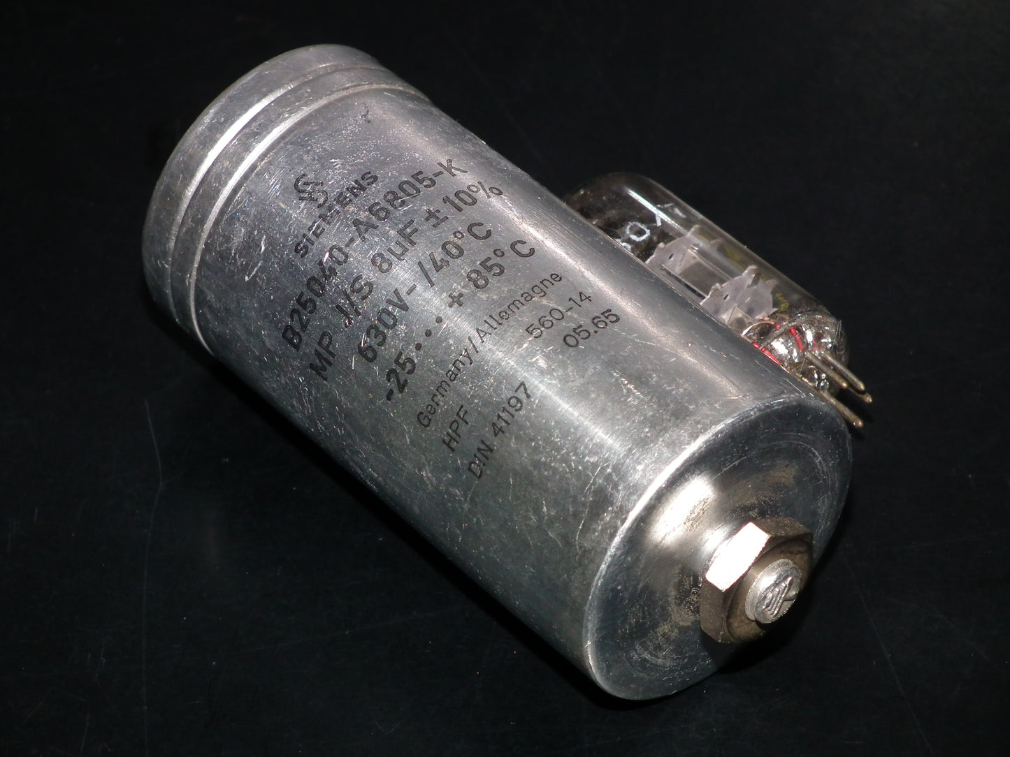 Siemens Klangfilm PIO capacitor 8uF 630V tube audio 8mfd (1 pcs)