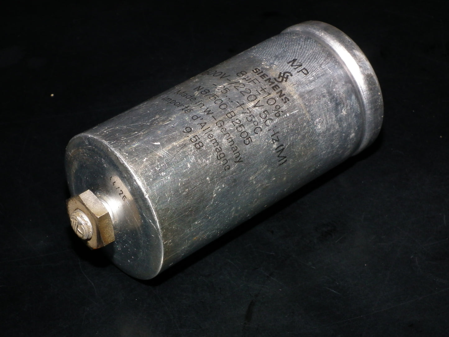Siemens Klangfilm PIO capacitor 8uF 500V tube audio 8mfd (1 pcs)