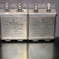 Siemens Klangfilm PIO capacitors 4uF 160V glass end seal two pcs 50s