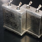 Siemens Klangfilm PIO capacitors 4uF 160V glass end seal two pcs 50s