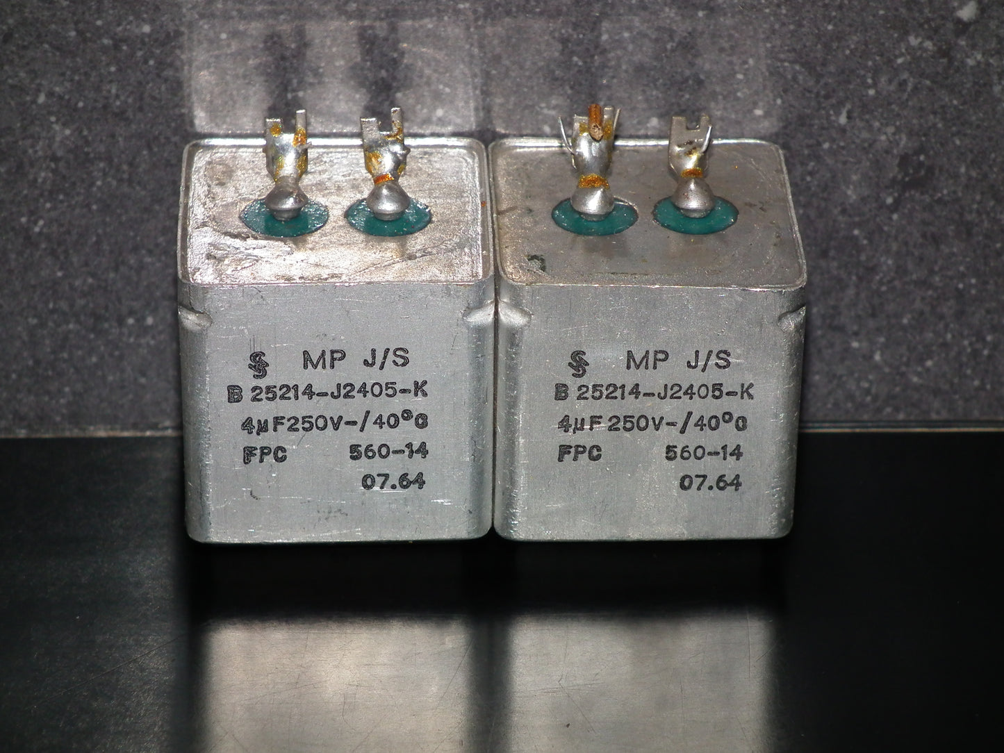 Siemens Klangfilm PIO capacitors 4uF 250V two pcs (2)