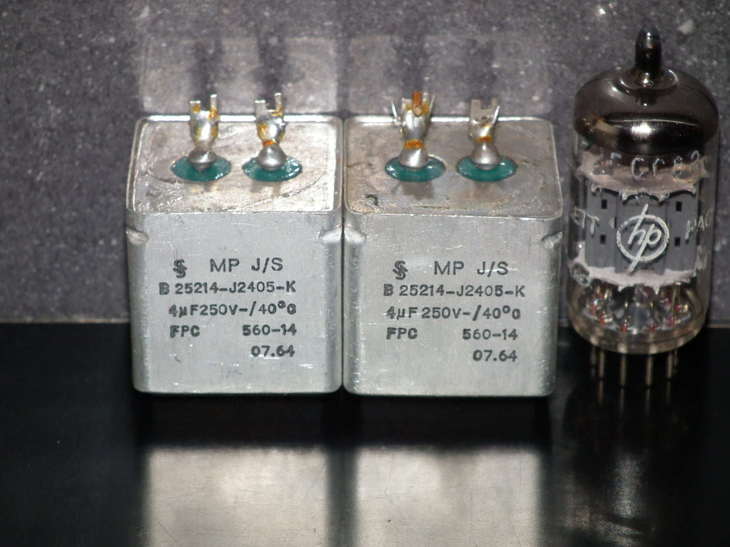 Siemens Klangfilm PIO capacitors 4uF 250V two pcs (2)