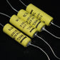 Two 2 Pcs NOS vintage Siemens MKL Capacitors 1mfd 63V Klangfilm West Germany 1u