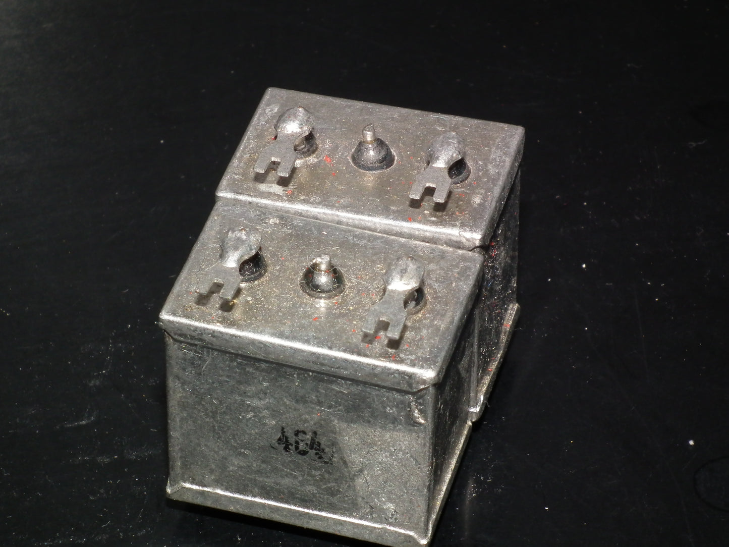 Two vintage NOS Siemens Klangfilm PIO capacitors 2 uF 240V Germany 2mfd / 240V