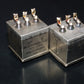 Siemens Klangfilm PIO capacitors 2x1uF/250V glass end seal two pcs (2)