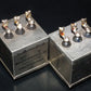 Siemens Klangfilm PIO capacitors 2x1uF/250V glass end seal two pcs (2)