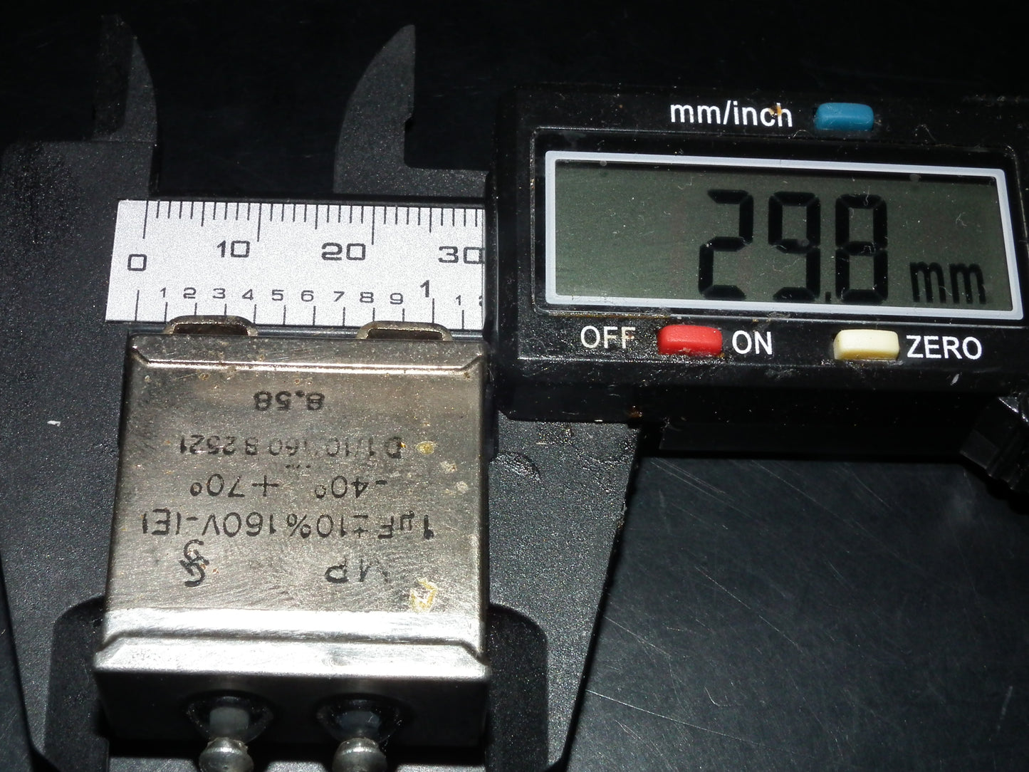 Two vintage Siemens PIO capacitors 1uF 160V Klangfilm - West Germany tube audio