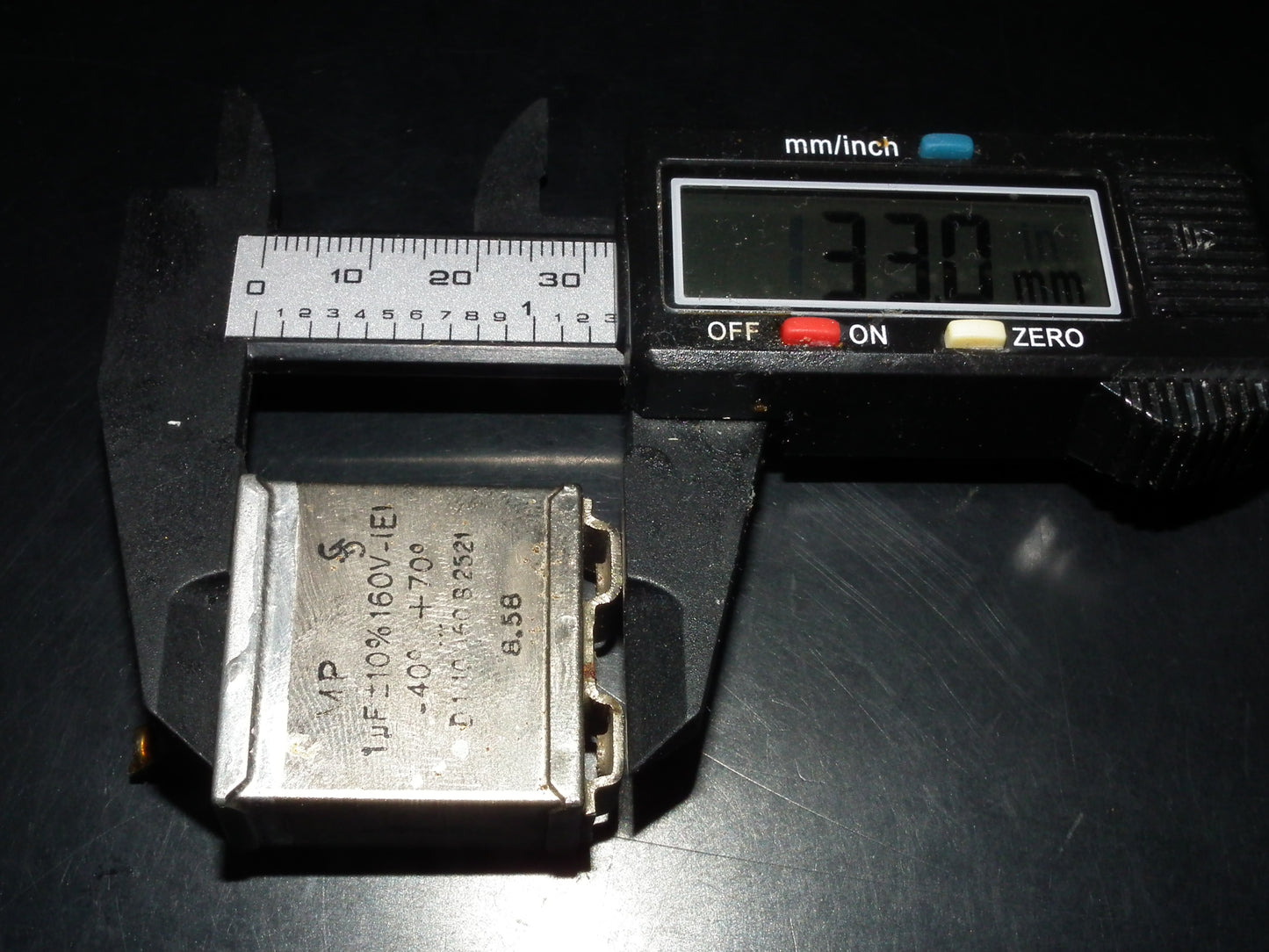 Two vintage Siemens PIO capacitors 1uF 160V Klangfilm - West Germany tube audio