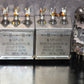 Siemens Klangfilm PIO capacitors 2x1uF/250V glass end seal two pcs 60s