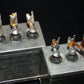 Siemens Klangfilm PIO capacitors 2x1uF/250V glass end seal two pcs 60s