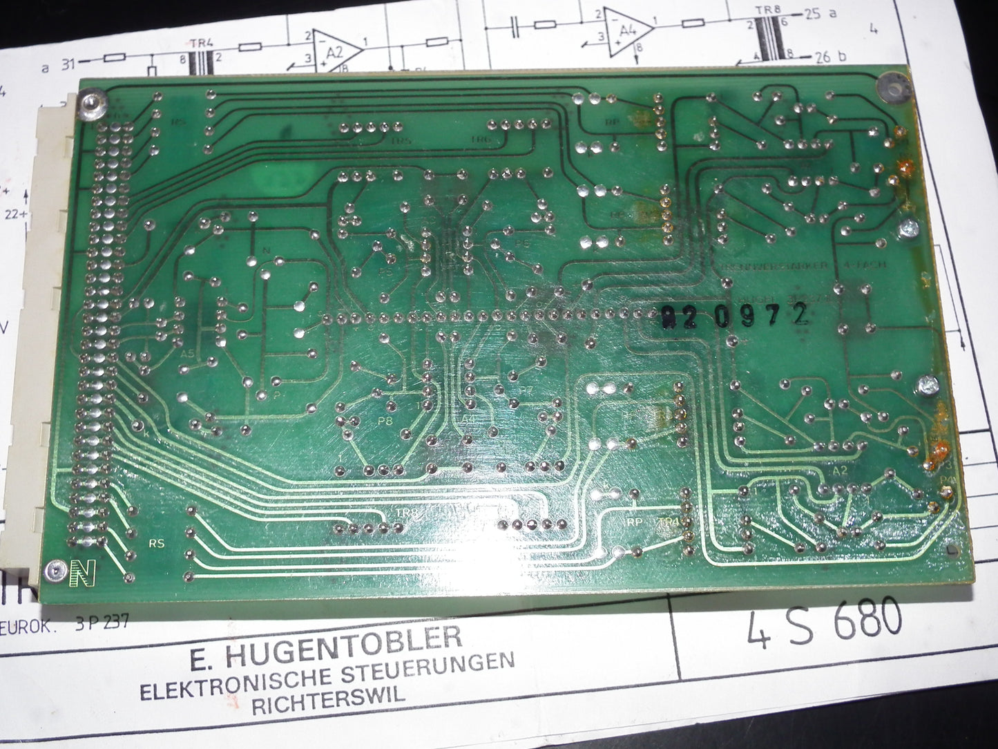 Studer Trennverstarker Module with 4 x 1.022.451 Transformer