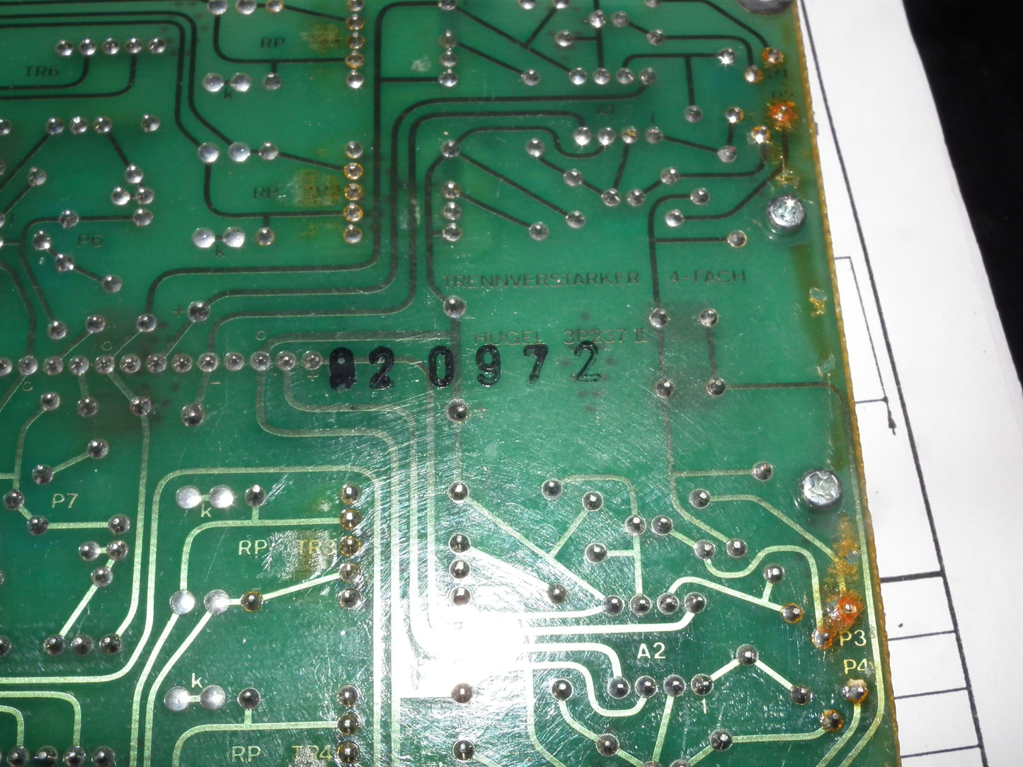 Studer Trennverstarker Module with 4 x 1.022.451 Transformer